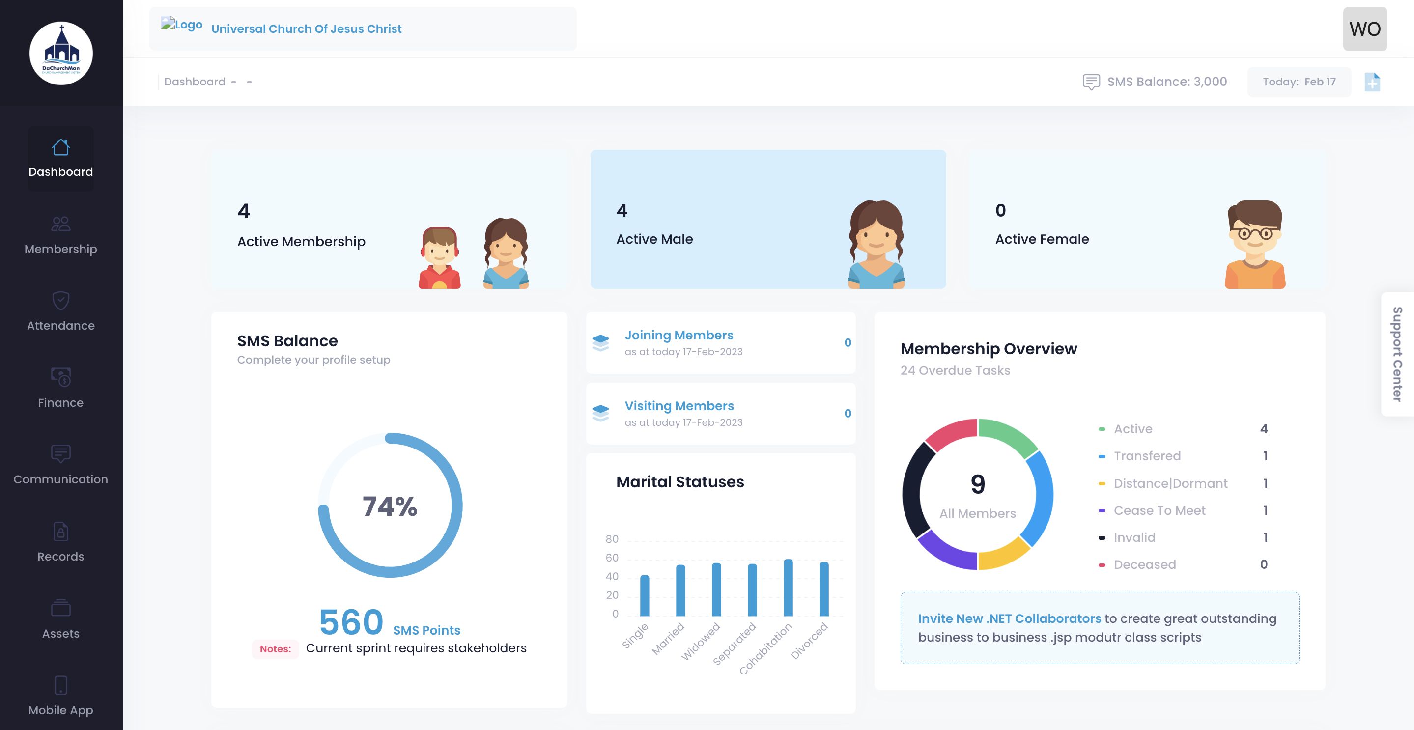 Member Dashboard