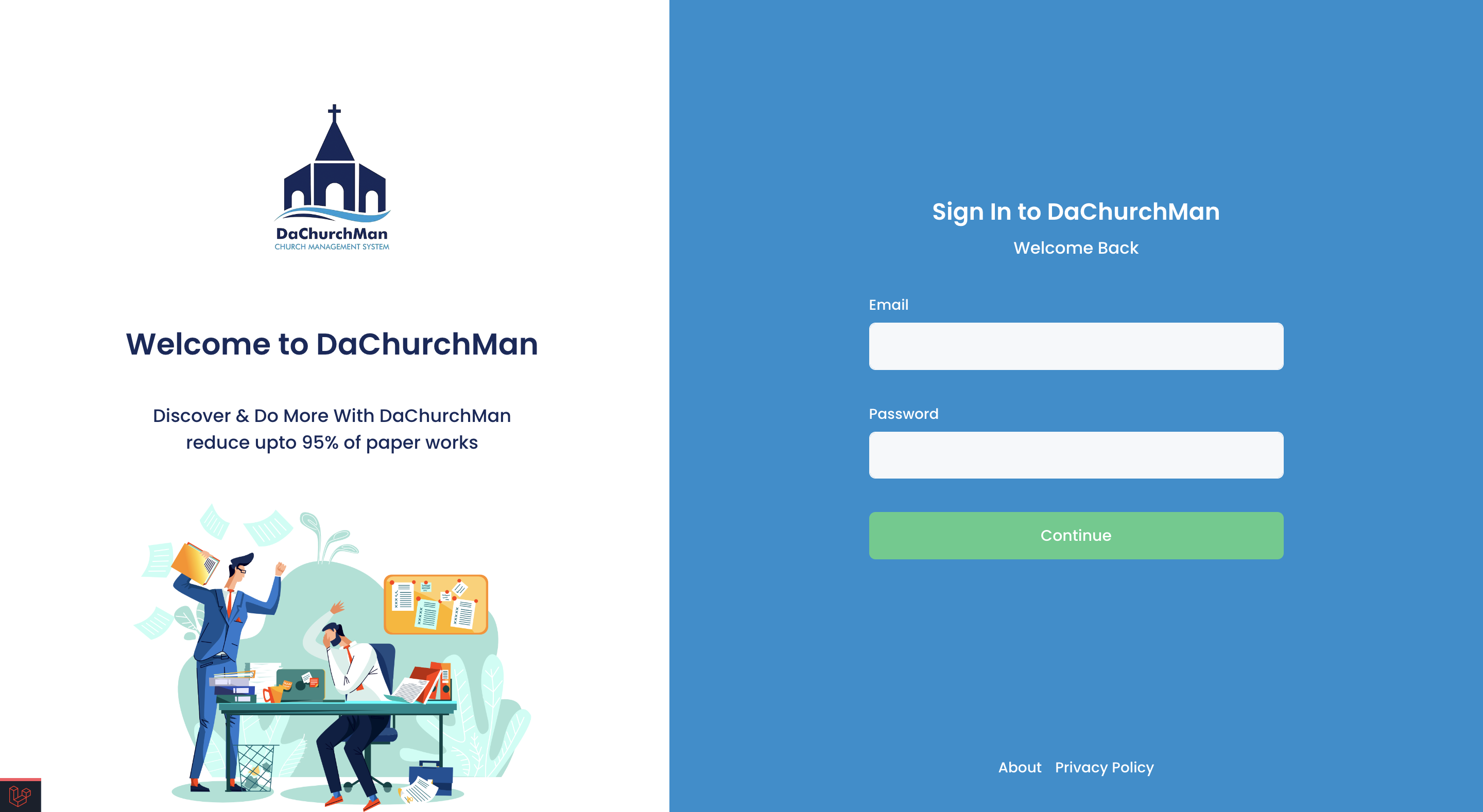 DaChurchMan Dashboard