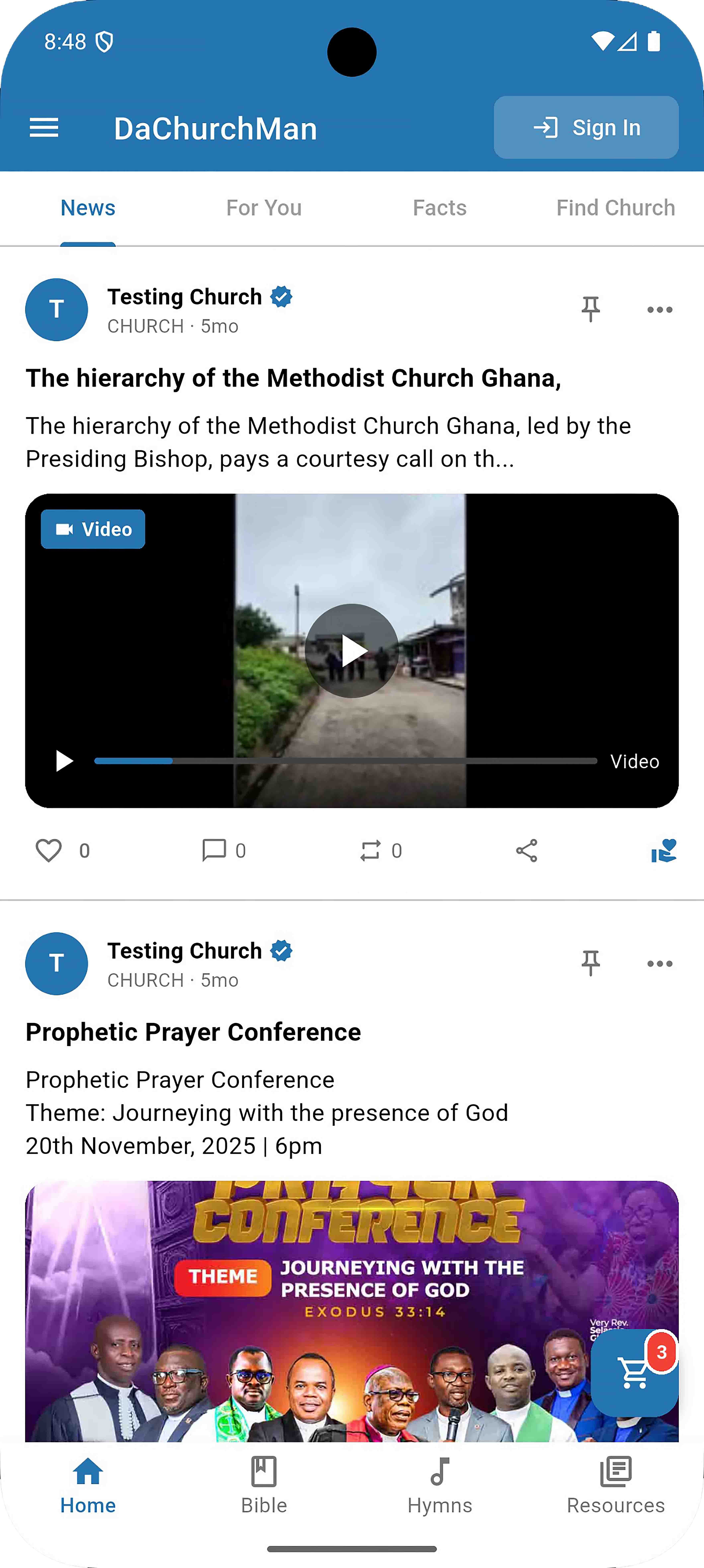DaChurchMan Mobile App