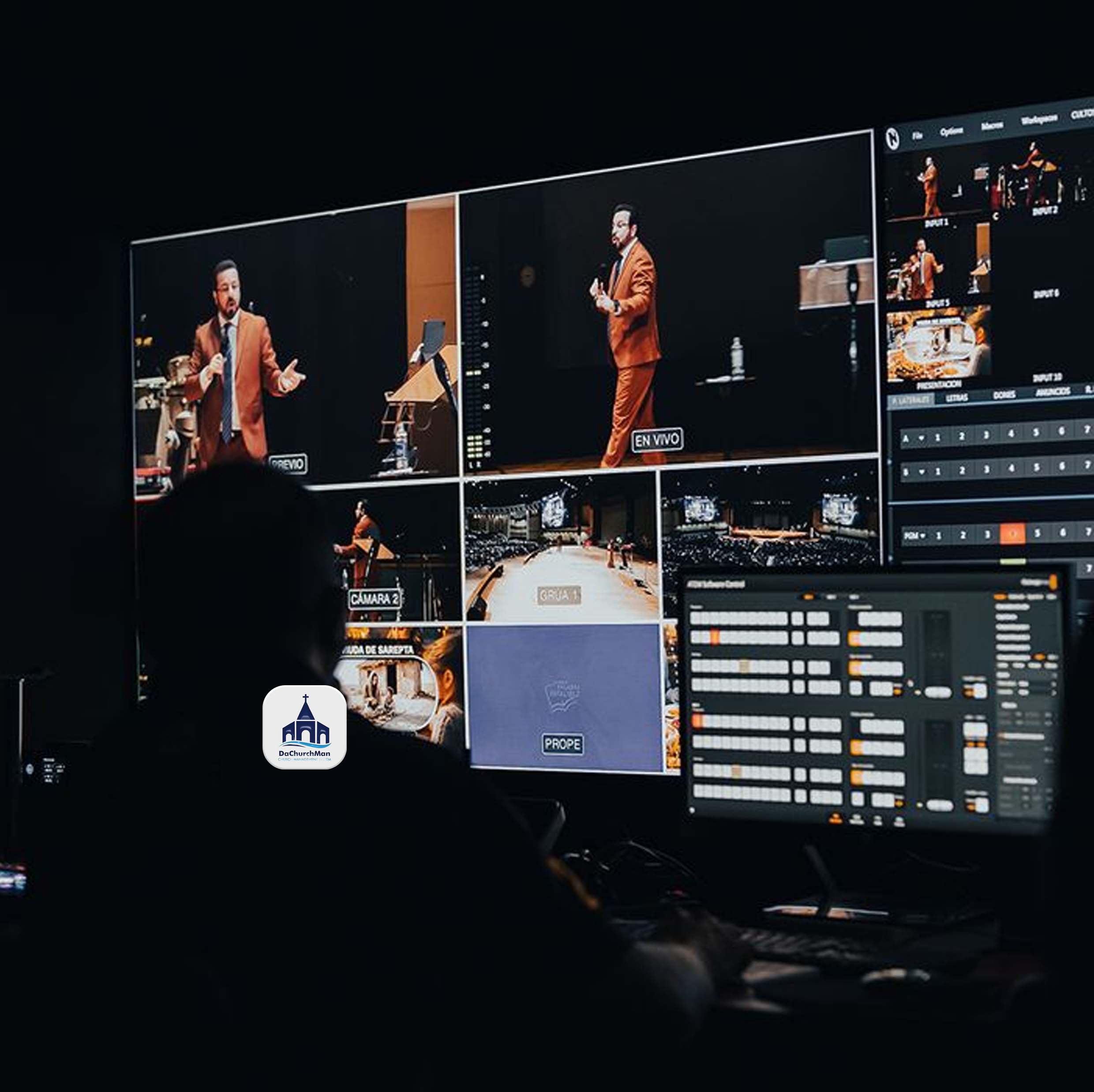 Connect your projection screen