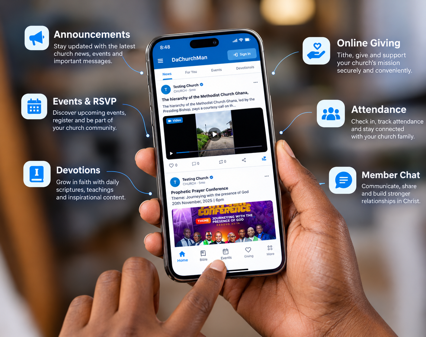 Custom Branded Church App